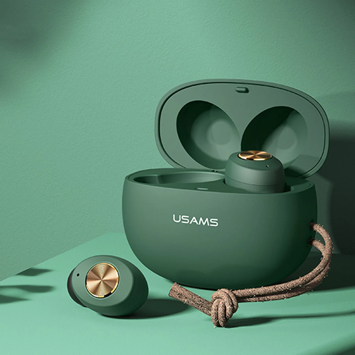 Беспроводные TWS наушники Usams-ES BT 5.0 Зеленый