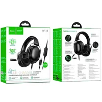 Накладные наушники Hoco W113 Dynamic (USB7.1+3.5mm/2m) Black