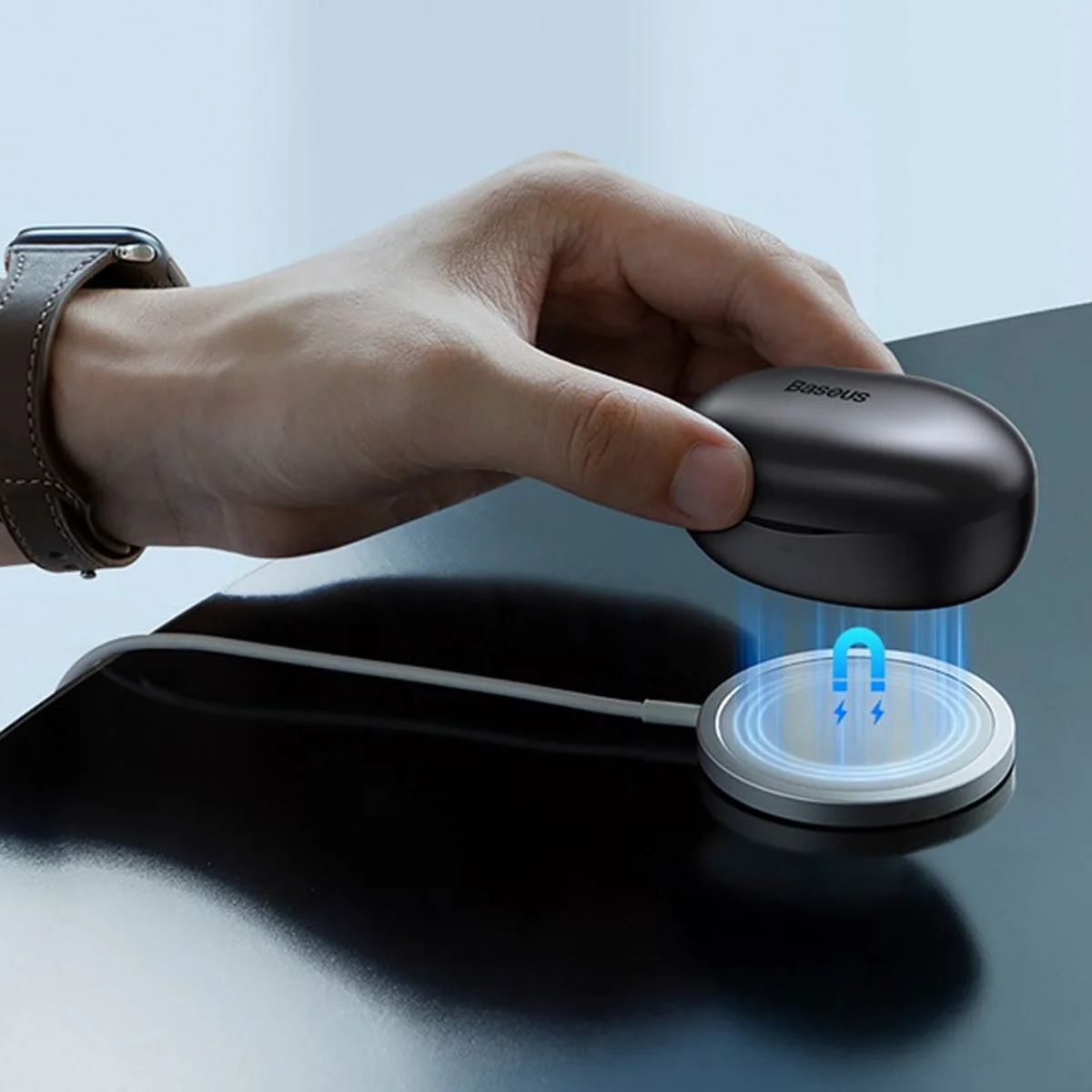 Bluetooth наушники Baseus W11 (NGTW06) Black