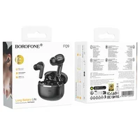 Беспроводные TWS наушники Borofone FQ9 Peaceful Black