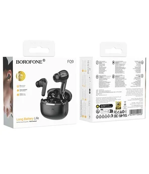 Беспроводные TWS наушники Borofone FQ9 Peaceful Black