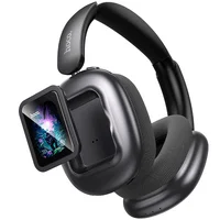 Накладные беспроводные наушники Hoco ESD23 Lasting ANC with display Black