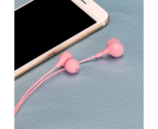 Наушники Usams EP-9 с микрофоном Розовый