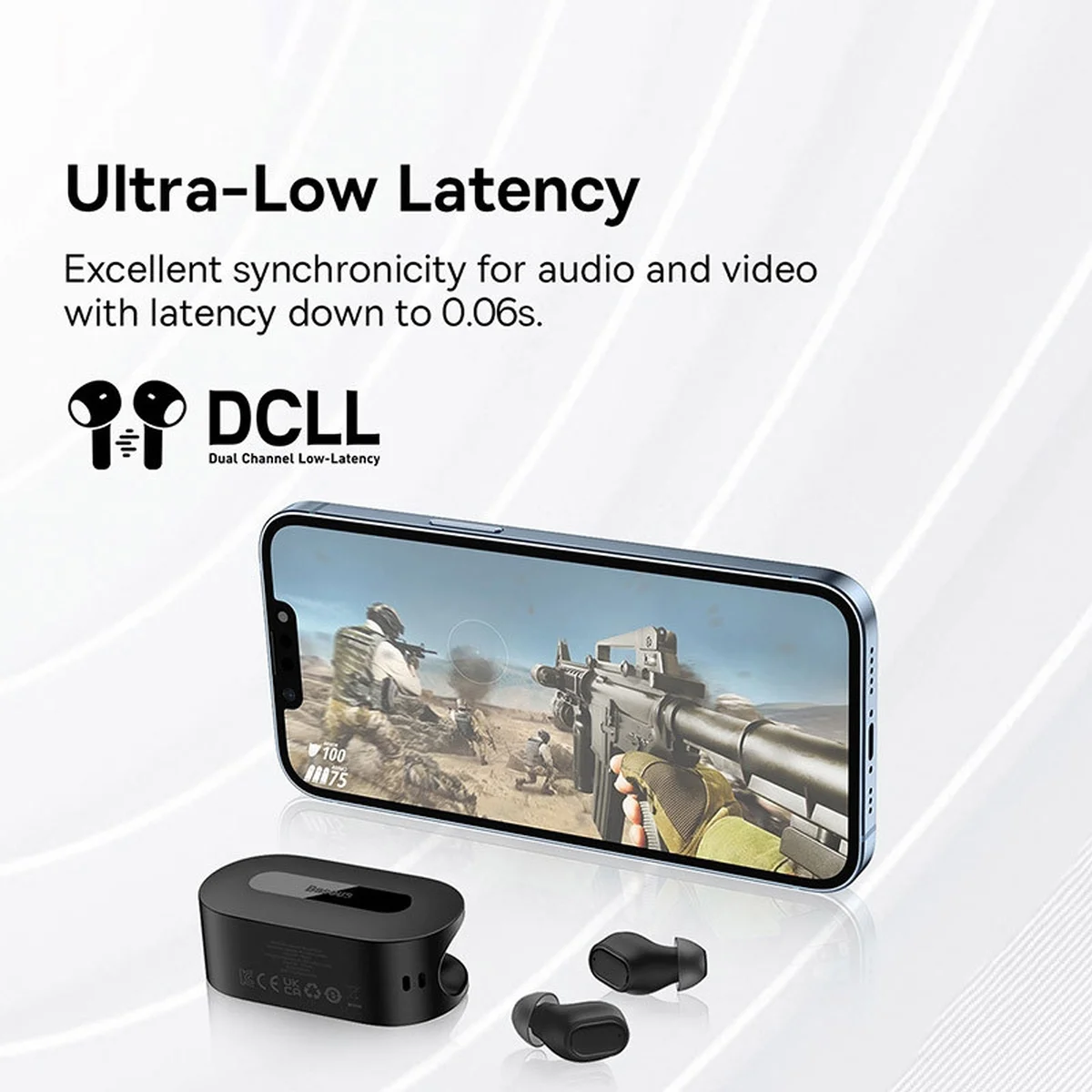 Беспроводные TWS наушники Baseus Bowie EZ10 OS (A00054300116-Z) Black