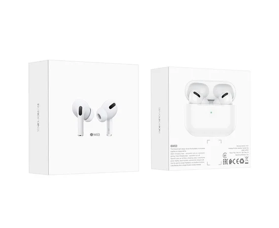 Bluetooth наушники BOROFONE BW03 Белый