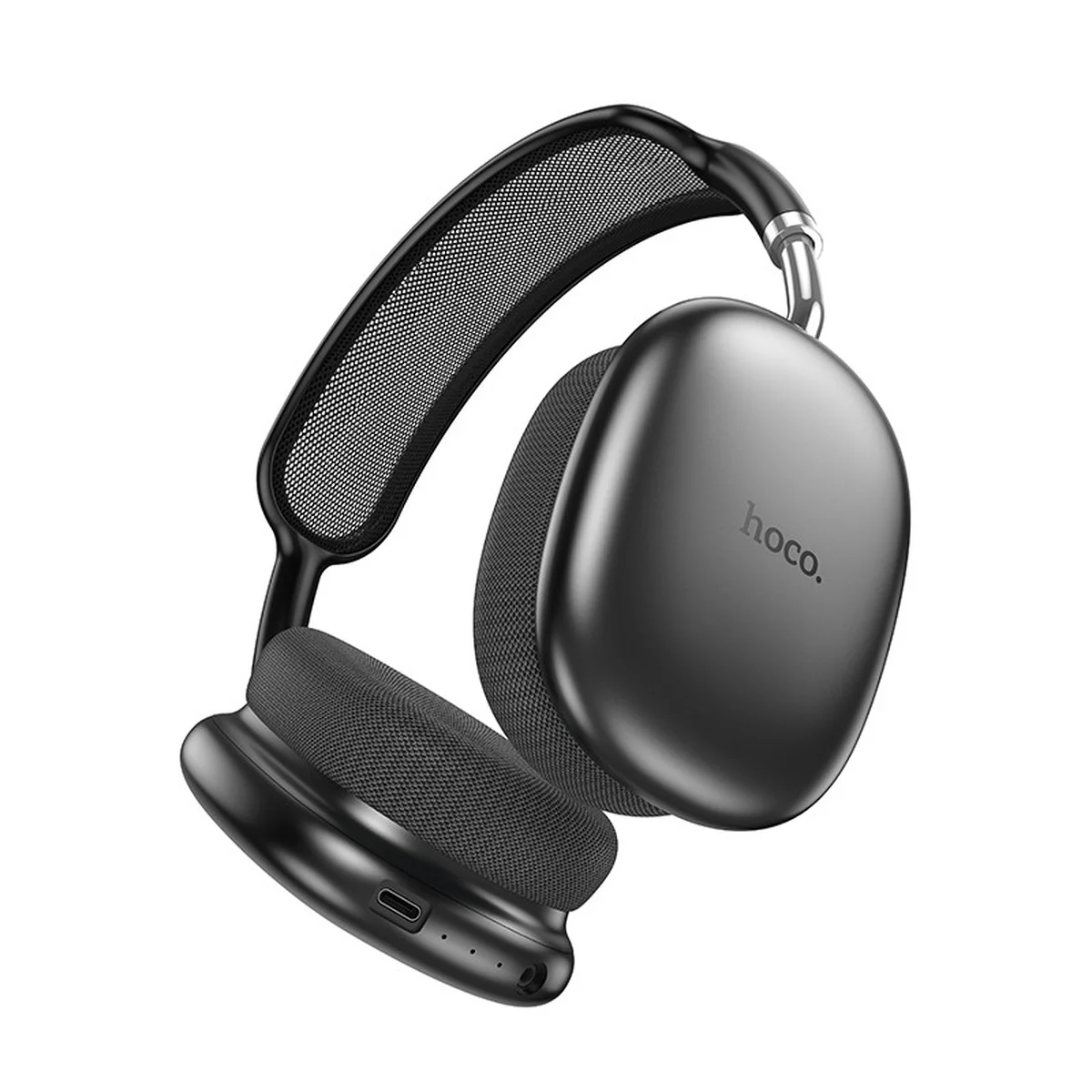 Накладные беспроводные наушники Hoco W55 Plus Happiness ANC noise reduction Deep space gray