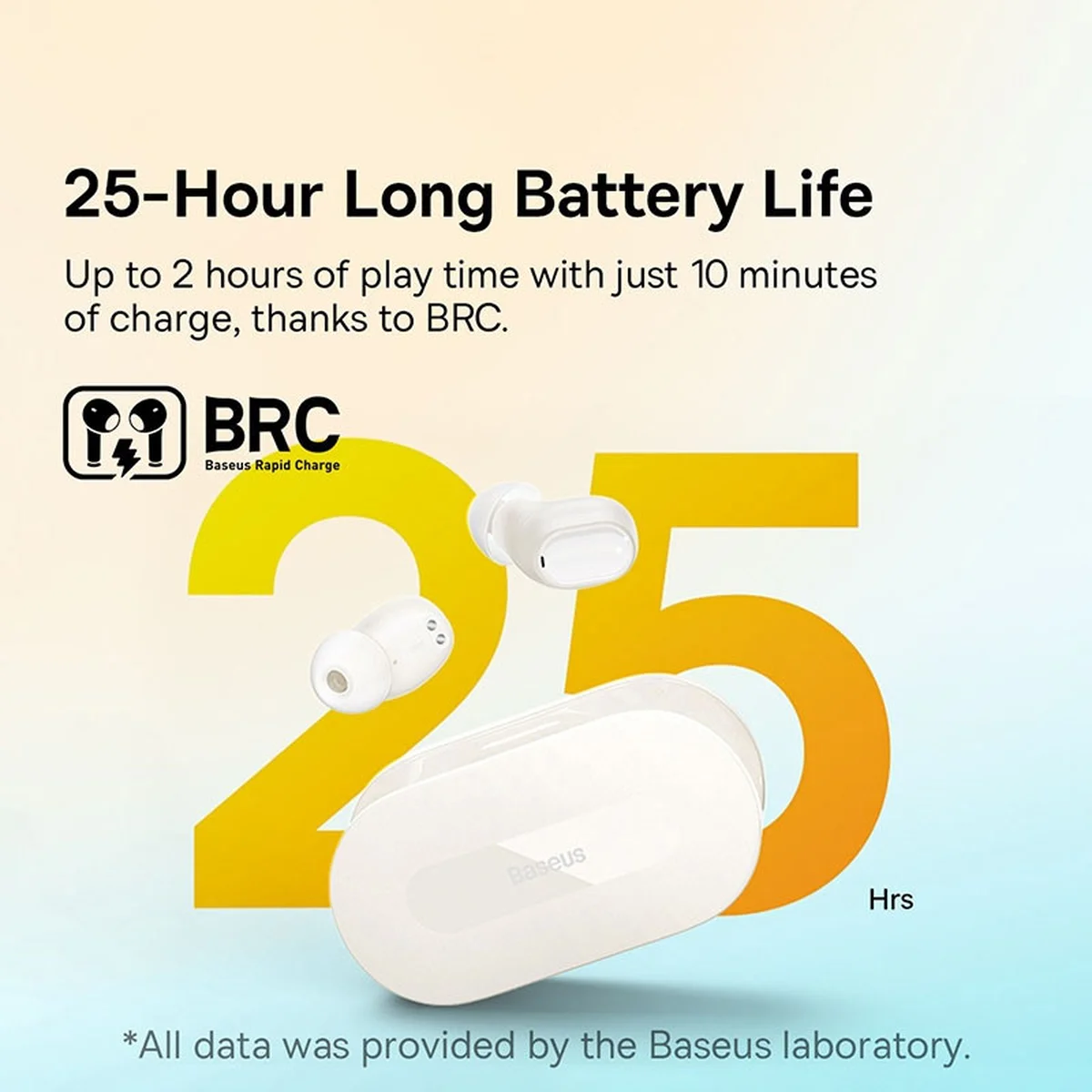 Беспроводные TWS наушники Baseus Bowie EZ10 OS (A00054300116-Z) White