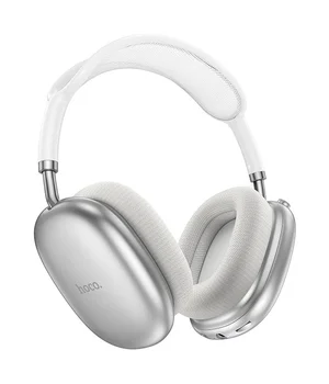 Накладные беспроводные наушники Hoco W55 Pleasing Silver