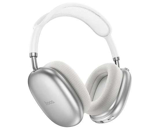 Накладные беспроводные наушники Hoco W55 Pleasing Silver