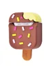 Силиконовый футляр Ice Cream series для наушников AirPods Мороженое на палочке / Коричневый