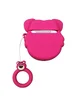 Силиконовый футляр Disney series для наушников AirPods + кольцо Лотсо / Розовый