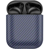 Беспроводные TWS наушники Hoco EW41 Plus (carbon fiber pattern version) Blue