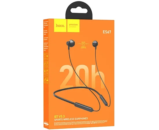 Bluetooth Наушники Hoco ES67 Perception neckband Black