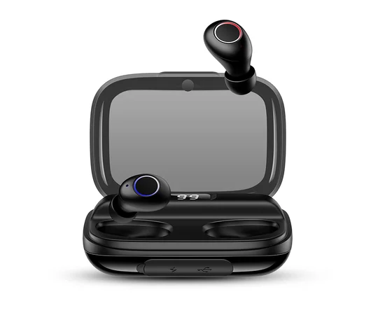 Беспроводные Bluetooth наушники USAMS-YJ Digital Display Wireless 5.0 Черный