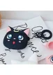 Силиконовый футляр Anime для наушников AirPods + кольцо Кот Сейлормун / Черный