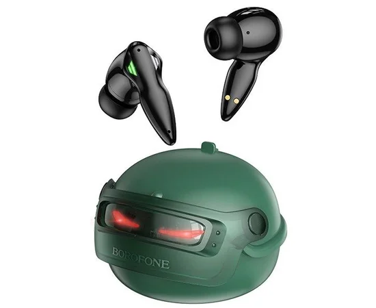 Беспроводные TWS наушники BOROFONE BW57 Mecha Green