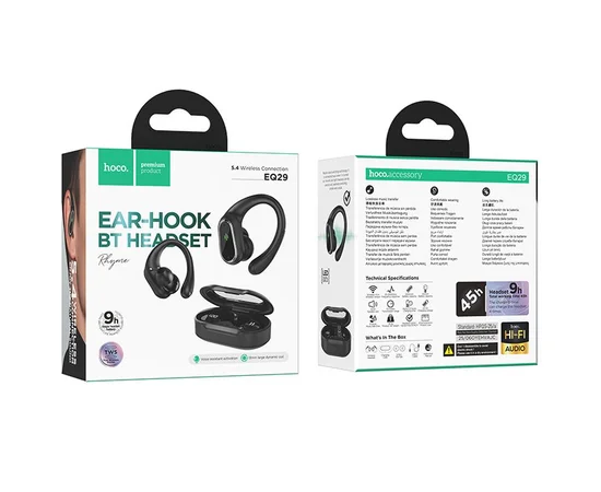 Бездротові TWS навушники Hoco EQ29 Rhyme Black