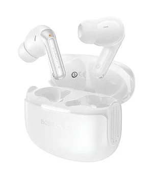 Беспроводные TWS наушники BOROFONE FQ9 Plus Peaceful ANC+ENC White