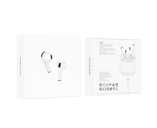 Беспроводные TWS наушники BOROFONE BW83 White