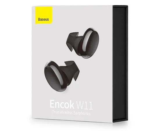 Bluetooth наушники Baseus W11 (NGTW06) Black