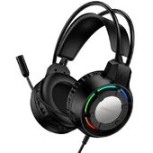 Накладные наушники Borofone BO112 Wave 3.5mm+USB Black