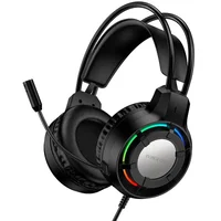 Накладные наушники Borofone BO112 Wave 3.5mm+USB Black