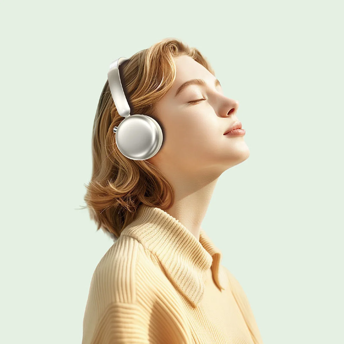 Накладные беспроводные наушники Acefast H8 ANC Golden