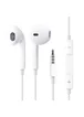 Наушники EarPhones с пультом дистанционного управления и микрофоном 3.5mm Белый