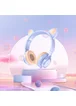 Навушники Hoco W36 Cat ear Dream Blue