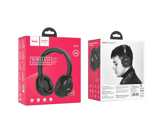 Bluetooth наушники HOCO W33 Art sount Черный