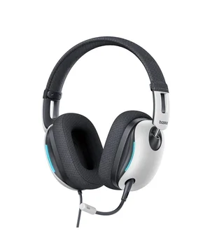 Накладные наушники Baseus OS GoPlay 1+ Max Gaming (USB-A/2m) (A00181003213-00) Moon White