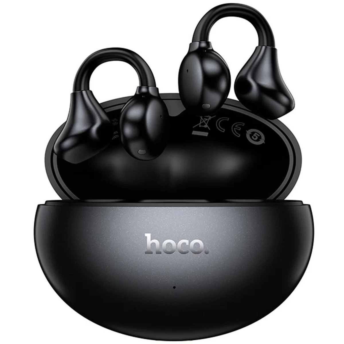 Бездротові навушники TWS Hoco EA8 Warm clip-on (App) Metal gray