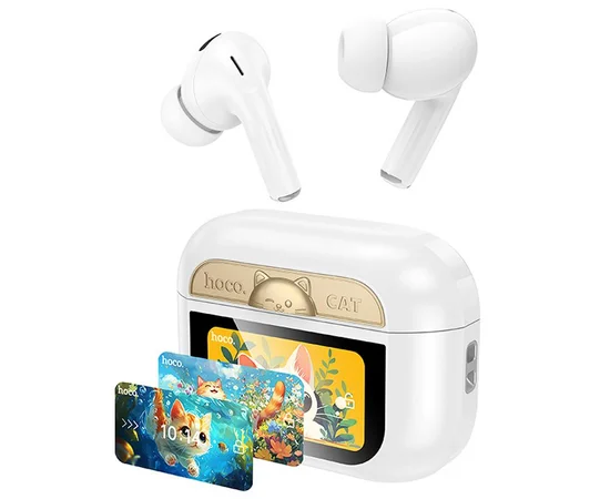 Беспроводные TWS наушники Hoco EW88 Rampino with Touch Screen ANC White