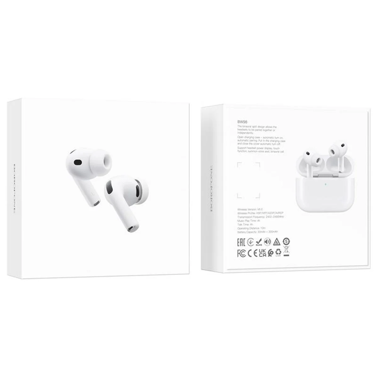Бездротові навушники TWS Borofone BW98 White