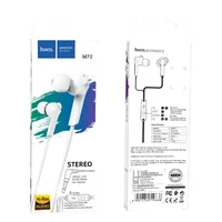 Стерео Наушники Hoco M72 with microphone Белый