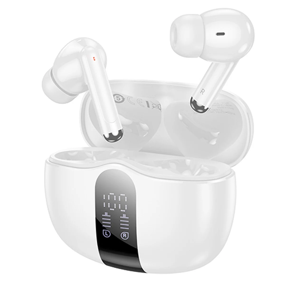 Беспроводные TWS наушники BOROFONE FQ3 Soulmate ANC+ENC White