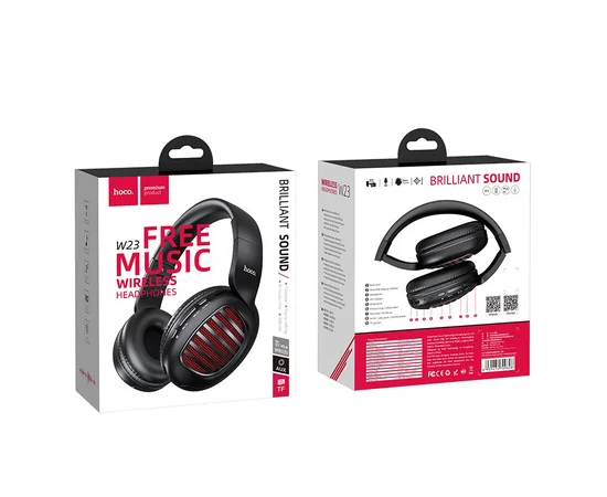 Bluetooth наушники Hoco W23 Черный