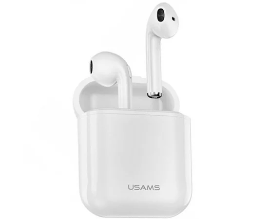 Беспроводные Bluetooth наушники USAMS F10 LC Series (BHULC01) Белый