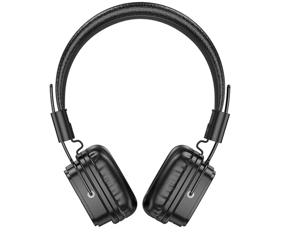 Накладні бездротові навушники Hoco W56 Earl Black