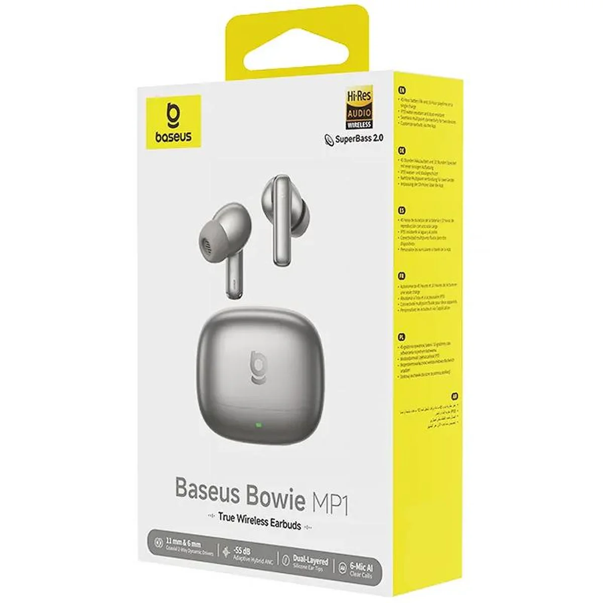 Беспроводные TWS наушники Baseus Bowie MP1 (A00106) Natural Titanium