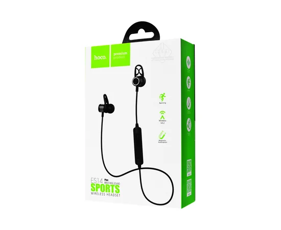 Bluetooth Наушники Hoco ES14 Plus Breathing Sound Sports Черный