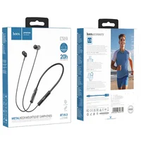 Bluetooth Навушники Hoco ES69 Platium neck-mounted Black