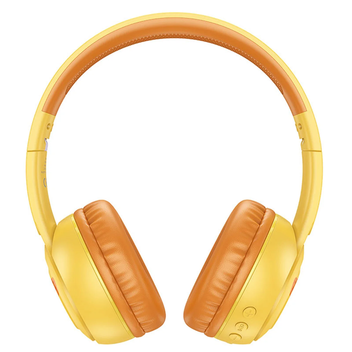 Накладные беспроводные наушники Hoco W60 Rhyme for children Sun yellow