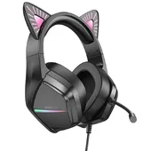 Накладные наушники BOROFONE BO106 Cute cat Phantom Cat