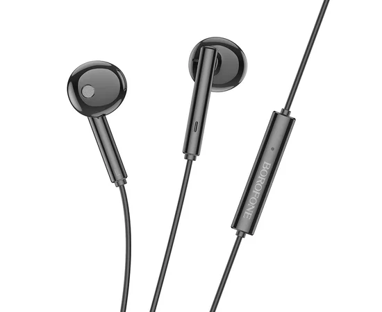 Наушники Borofone BM82 Art music wire control Black