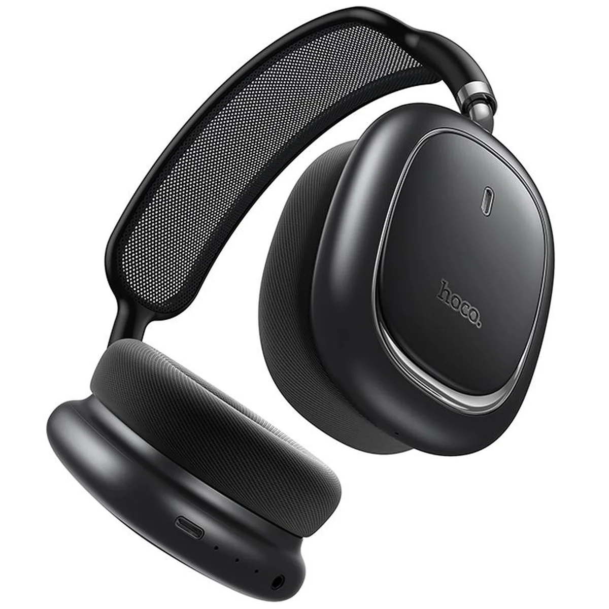 Накладные беспроводные наушники Hoco W68 Calma ANC (App) Metal gray