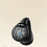 Беспроводные TWS наушники Baseus OS Bass 15 Clip Open-Ear (A00079500) Cluster Black