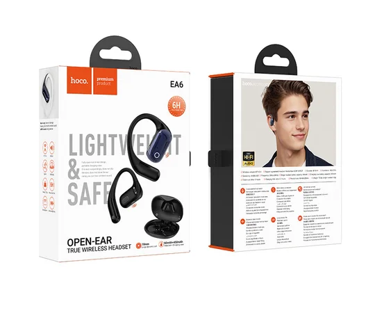 Беспроводные TWS наушники Hoco EA6 Melody Black
