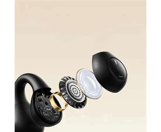 Беспроводные TWS наушники Baseus OS Bass 15 Clip Open-Ear (A00079500) Cluster Black