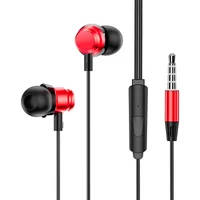 Наушники Borofone BM62 Prosperity universal Midnight red